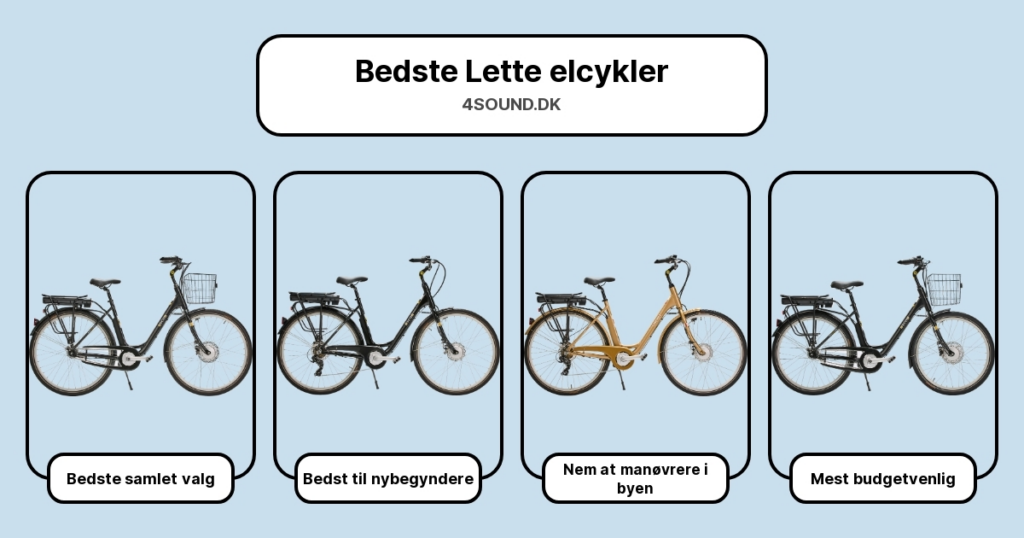 Bedste Lette elcykler i test