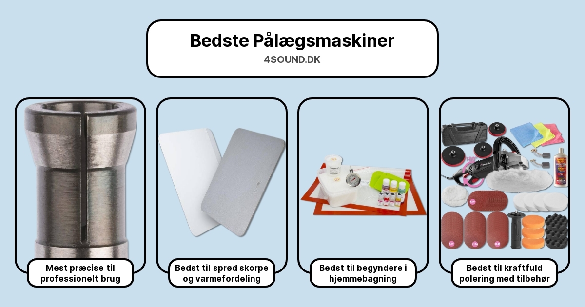 Bedste Pålægsmaskiner i test