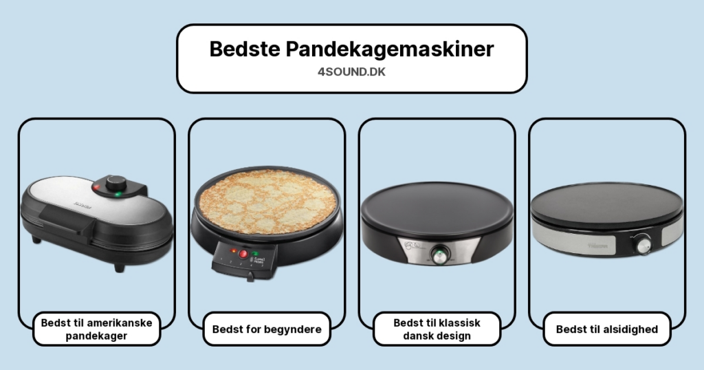 Bedste Pandekagemaskiner i test