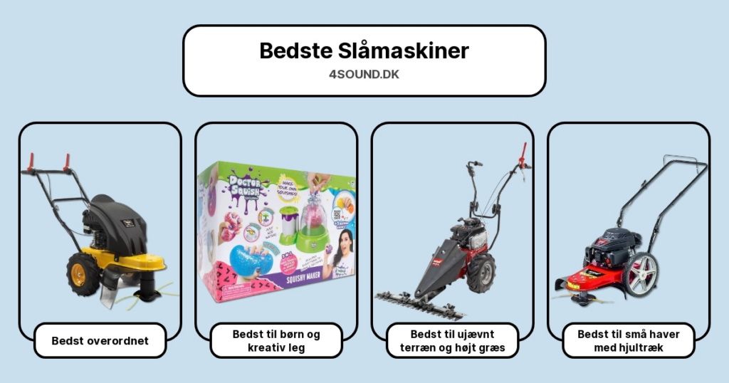 Bedste Slåmaskiner i test