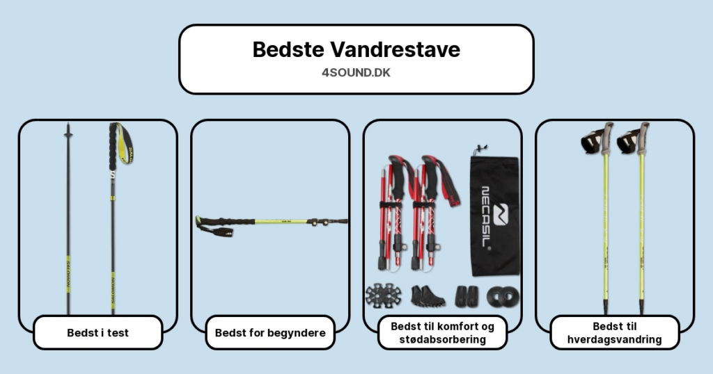 Bedste Vandrestave i test