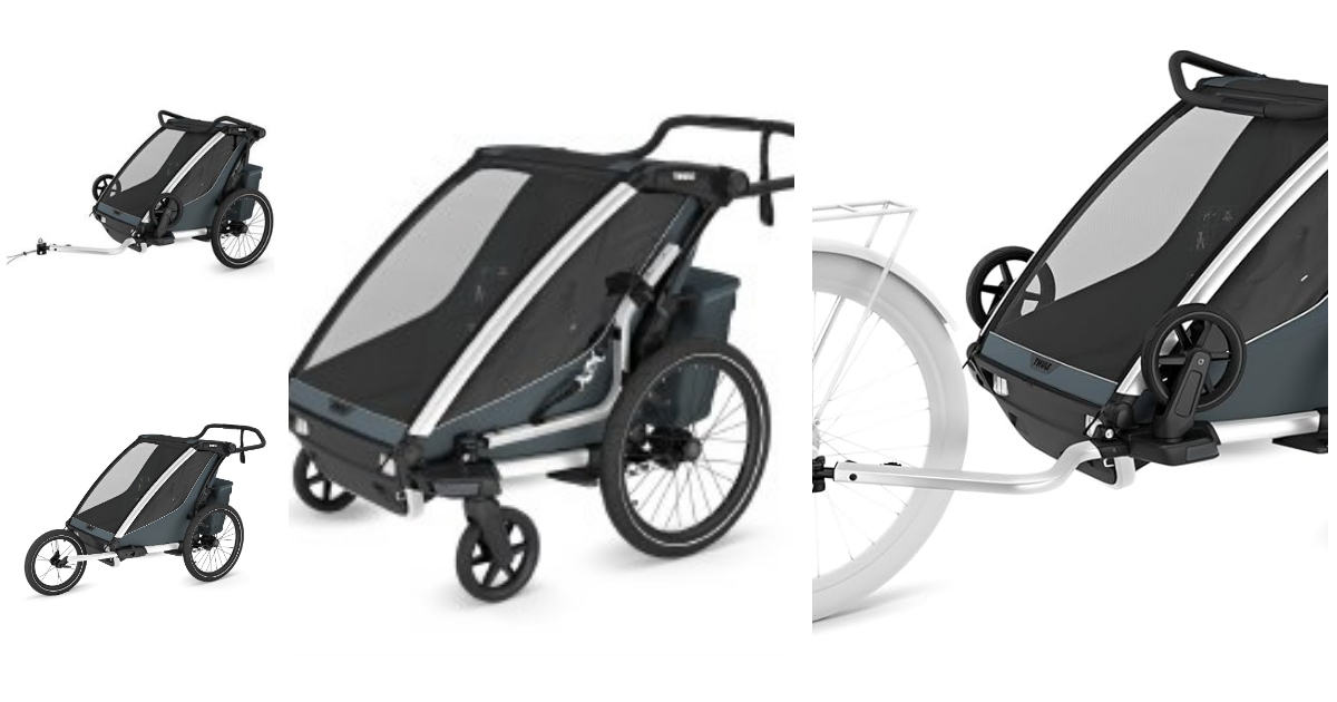 Anmeldelse af Thule Chariot Cross 2 Double Dark Slate
