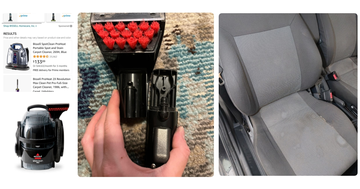 Anmeldelse af Bissell Spot Clean Pro 23M5CE Sort