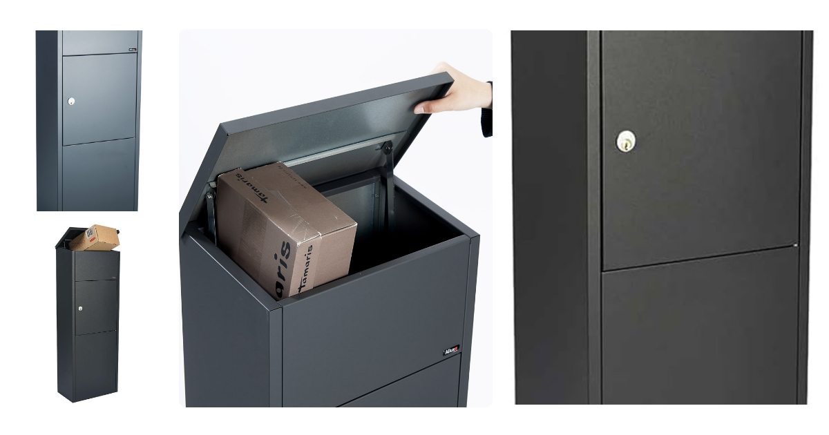 Anmeldelse af Allux 600 Parcel Box Ruko Lock - Black