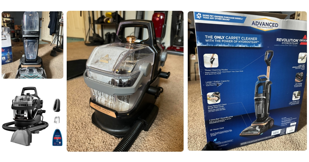 Anmeldelse af Bissell SpotClean Hydrosteam Select