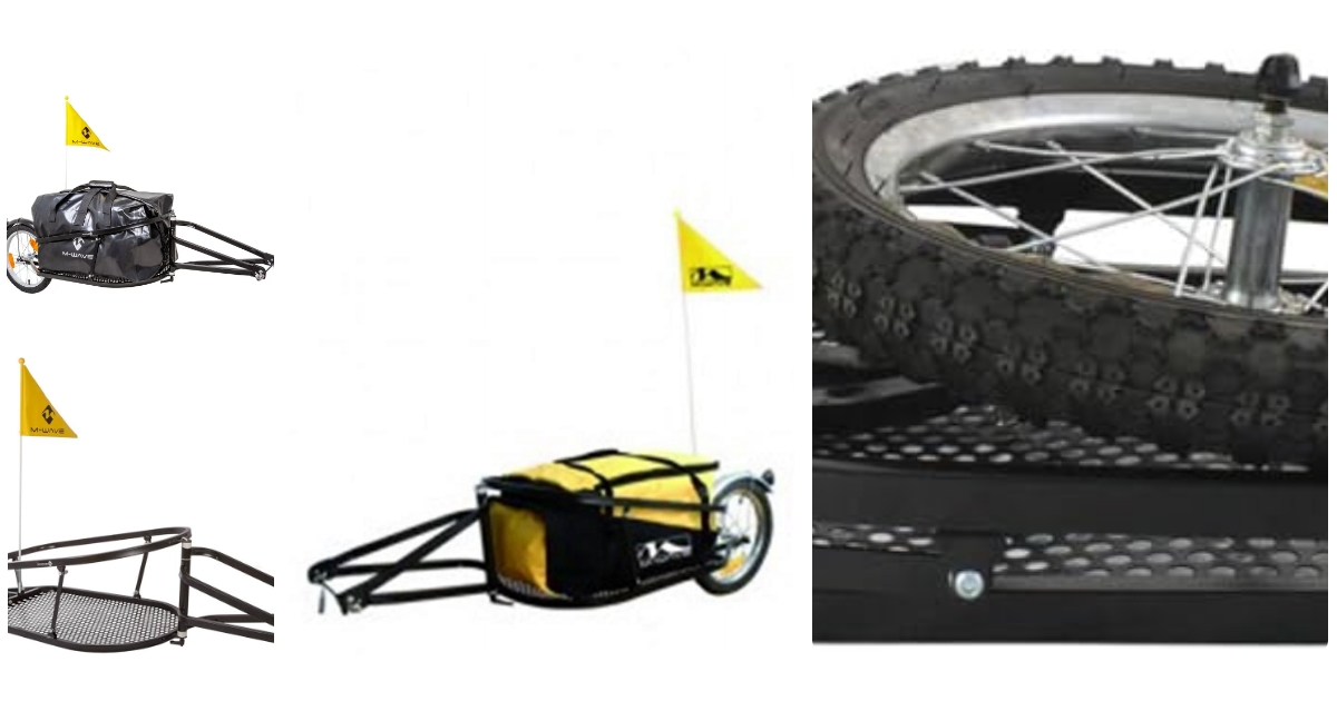 Anmeldelse af M-Wave Stalwart Single Track 40 Bicycle Luggage Trailer