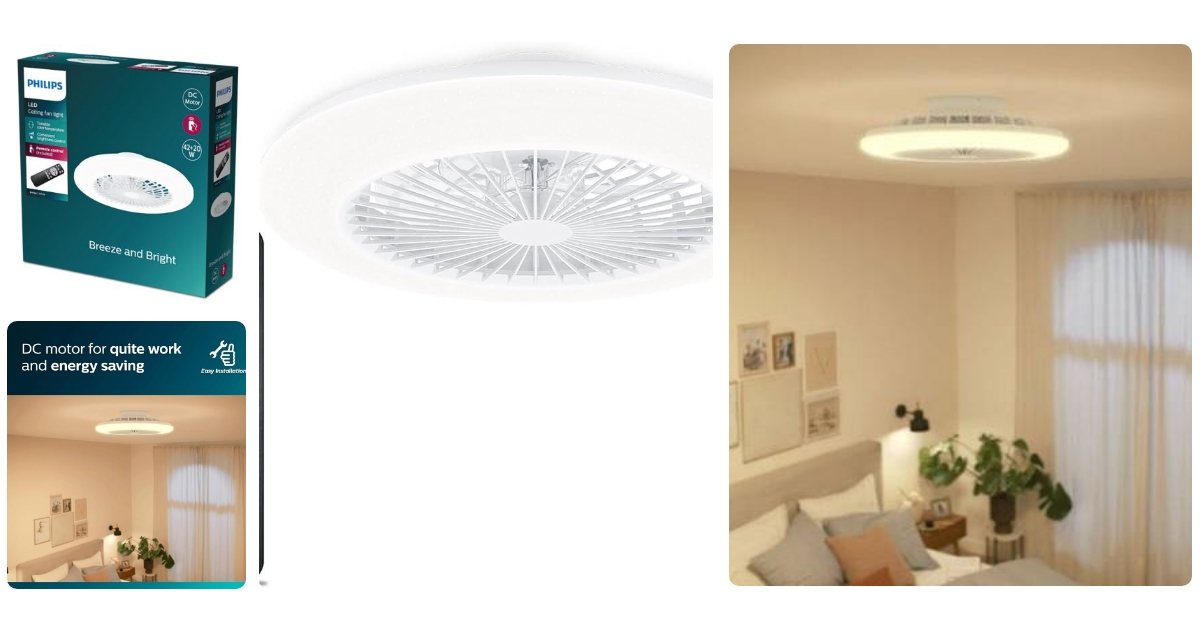 Anmeldelse af Philips Amigo Ceiling Fan