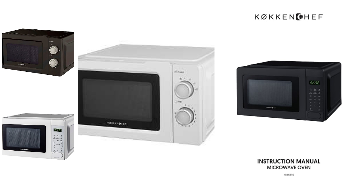 Anmeldelse af Køkkenchef mekanik mikrobølgeovn Sort
