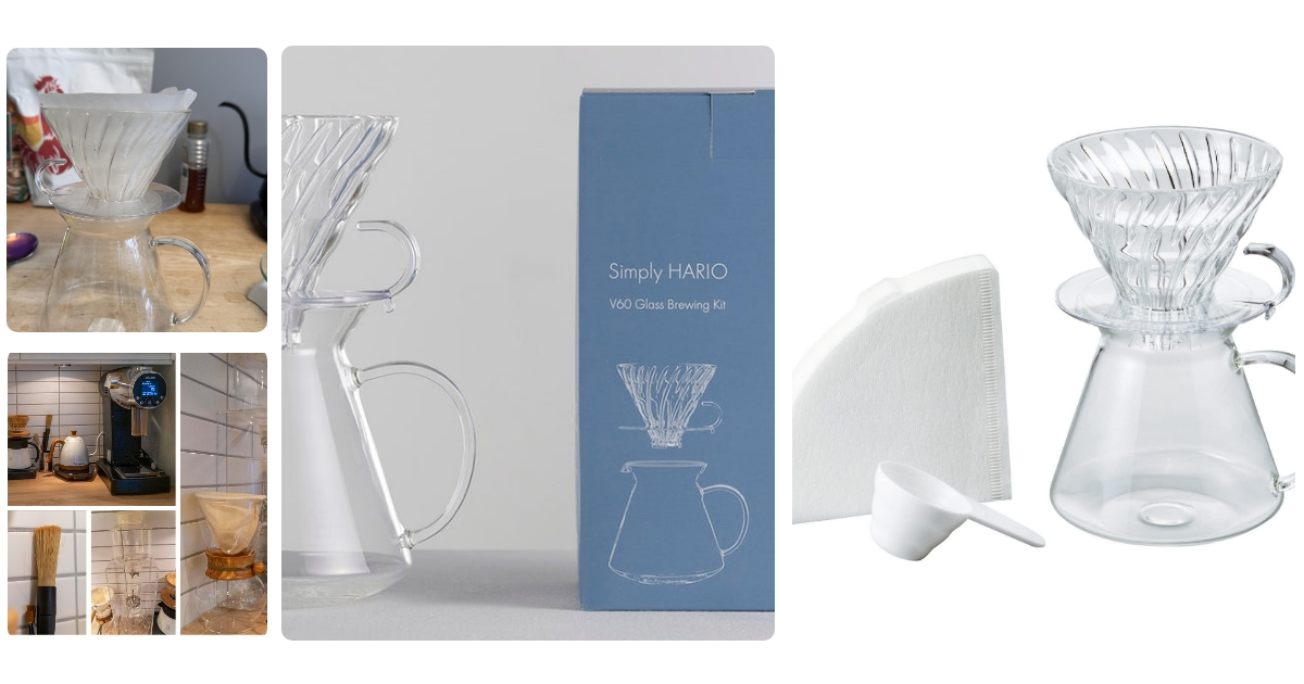 Anmeldelse af Hario V60 Glass Brewing Kit