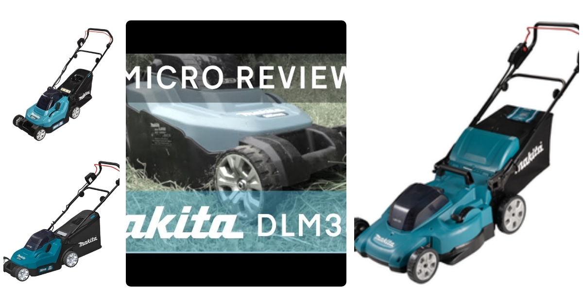 Anmeldelse af Makita DLM382Z Solo Batteridrevet plæneklipper