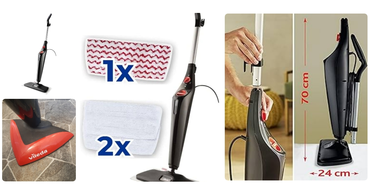 Anmeldelse af Vileda Steam Plus XXL + PowerPad