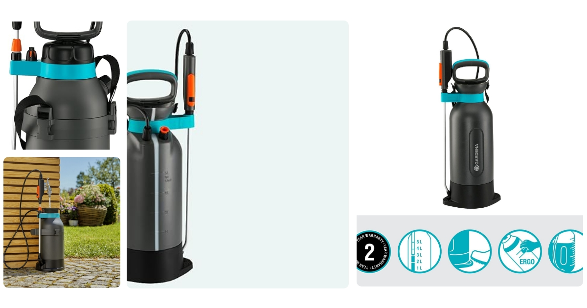 Anmeldelse af Gardena Pressure Sprayer 5L