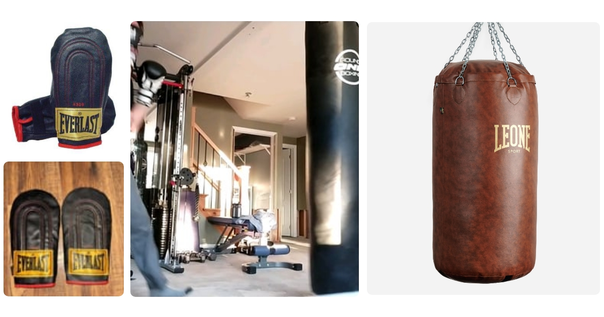 Anmeldelse af My Hood Retro Punching Bag with Gloves 15kg