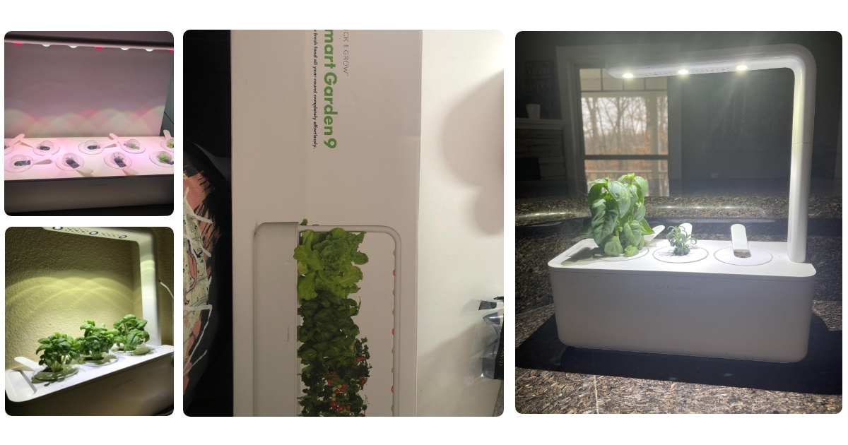 Anmeldelse af Click and Grow Smart Garden 9 Start Kit Minidrivhus
