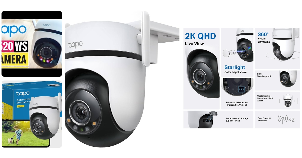 Anmeldelse af TP-Link Tapo C520WS