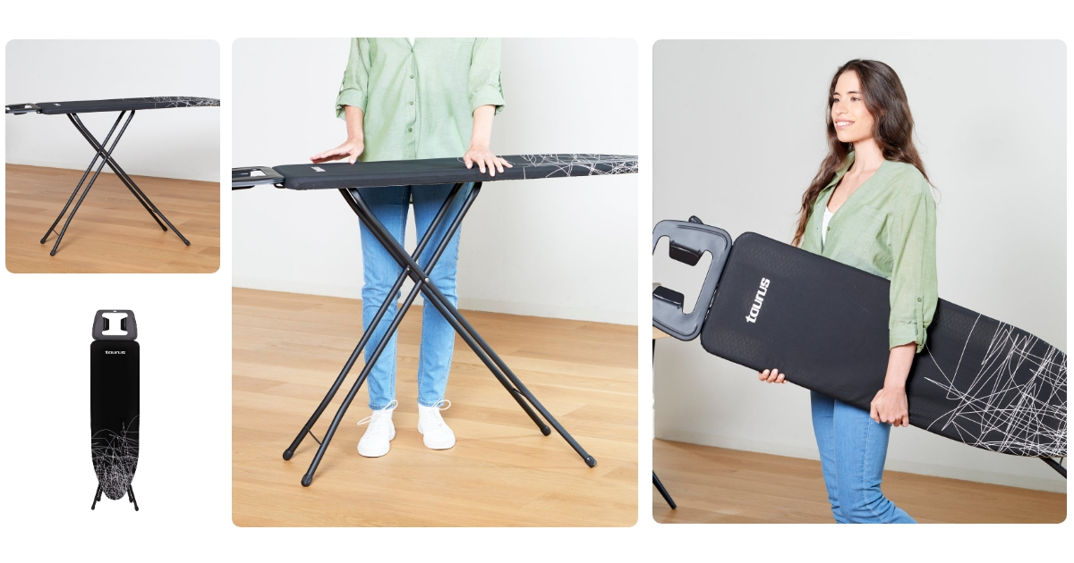 Anmeldelse af Taurus Argenta Black Ironing Board 32x110cm