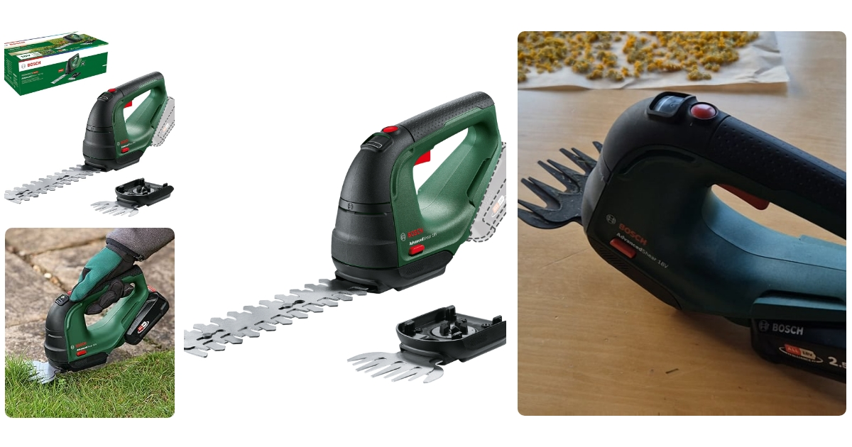 Anmeldelse af Bosch AdvancedShear 18V-10 Solo