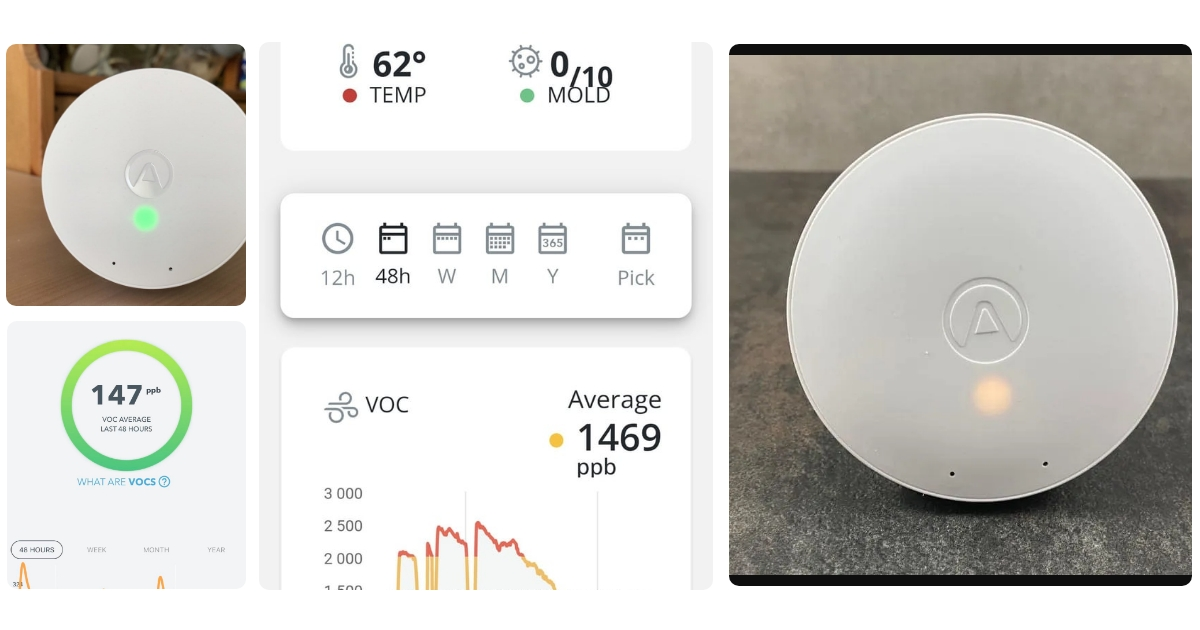 Anmeldelse af Airthings Wave Mini