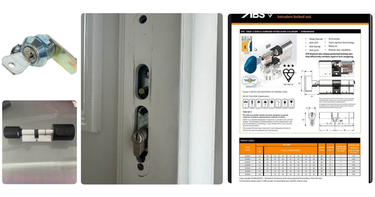 Anmeldelse af MEFA cylinderlås m/2 nøgler eurolock