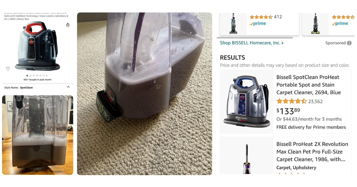 Anmeldelse af Bissell SpotClean Plus Sort