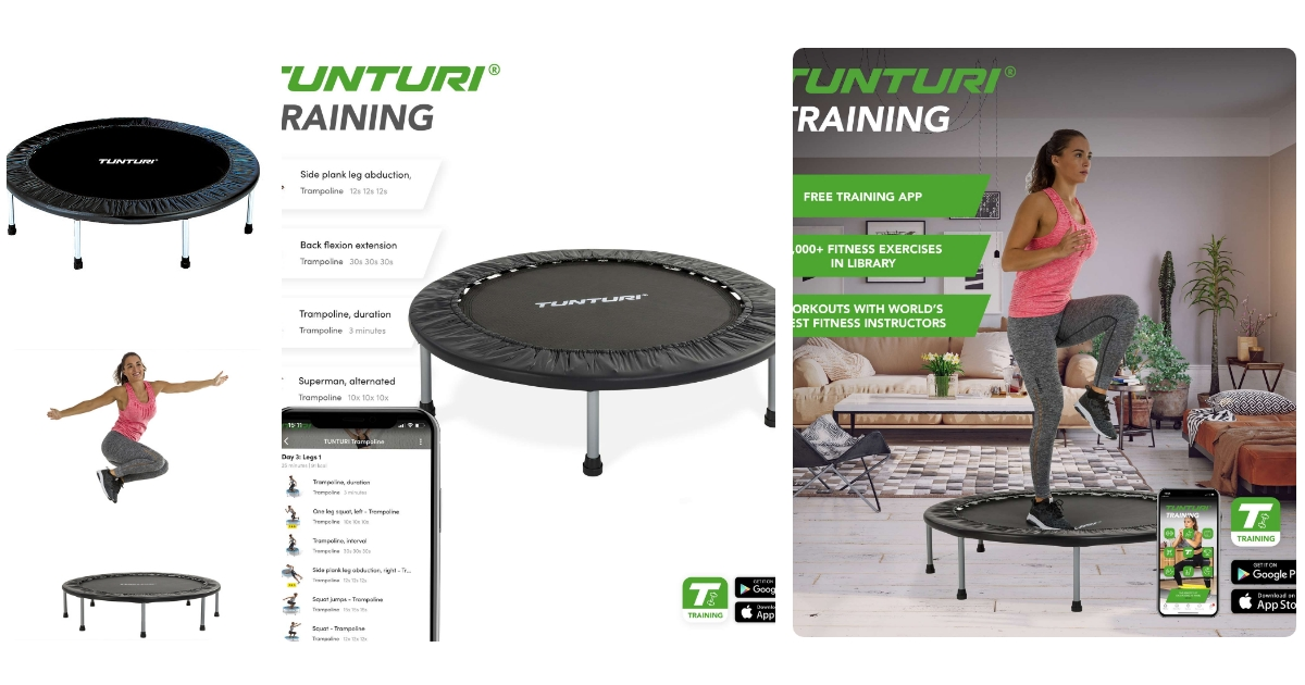 Anmeldelse af Tunturi Funhop Trampoline 95cm