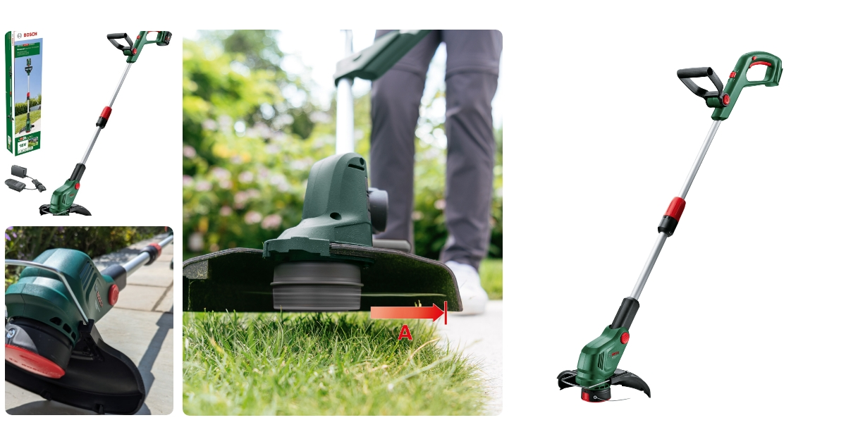 Anmeldelse af Bosch GrassCut 18V-26-500 Græstrimmer