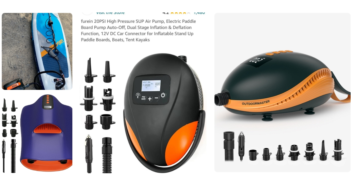 Anmeldelse af Electric Pump for SUP Boards 12V