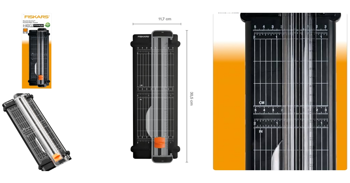 Anmeldelse af Fiskars SureCut A5 Recycled Paper Trimmer 22cm