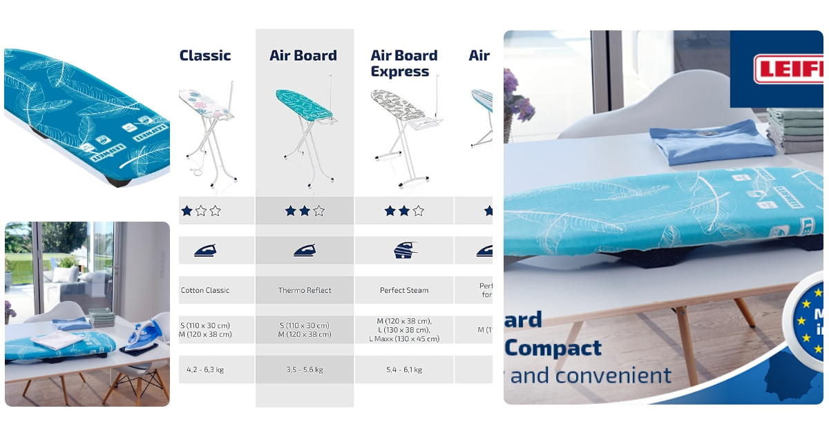 Anmeldelse af Leifheit Air Board Table Compact