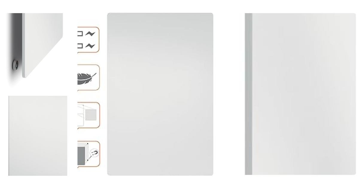 Anmeldelse af Nobo Frameless Magnetic Modular Whiteboard 45x60cm
