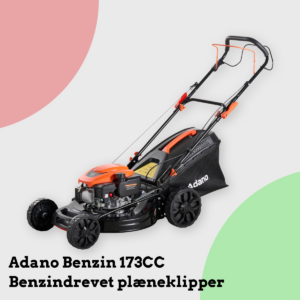 Anmeldelse af Adano Benzin 173CC Benzindrevet plæneklipper