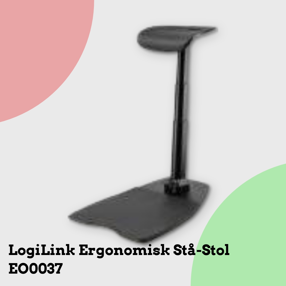 Anmeldelse af LogiLink Ergonomisk Stå-Stol EO0037