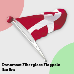 Anmeldelse af Danomast Fiberglass Flagpole 8m 8m