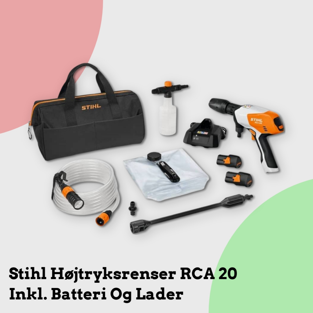 Anmeldelse af Stihl Højtryksrenser RCA 20 Inkl. Batteri Og Lader