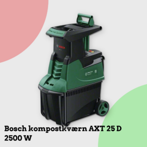 Anmeldelse af Bosch kompostkværn AXT 25 D 2500 W