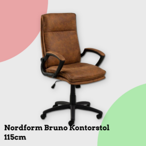 Anmeldelse af Nordform Bruno Kontorstol 115cm