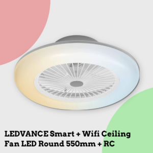 Anmeldelse af LEDVANCE Smart + Wifi Ceiling Fan LED Round 550mm + RC