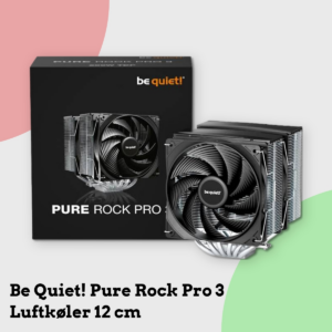 Anmeldelse af Be Quiet! Pure Rock Pro 3 Luftkøler 12 cm