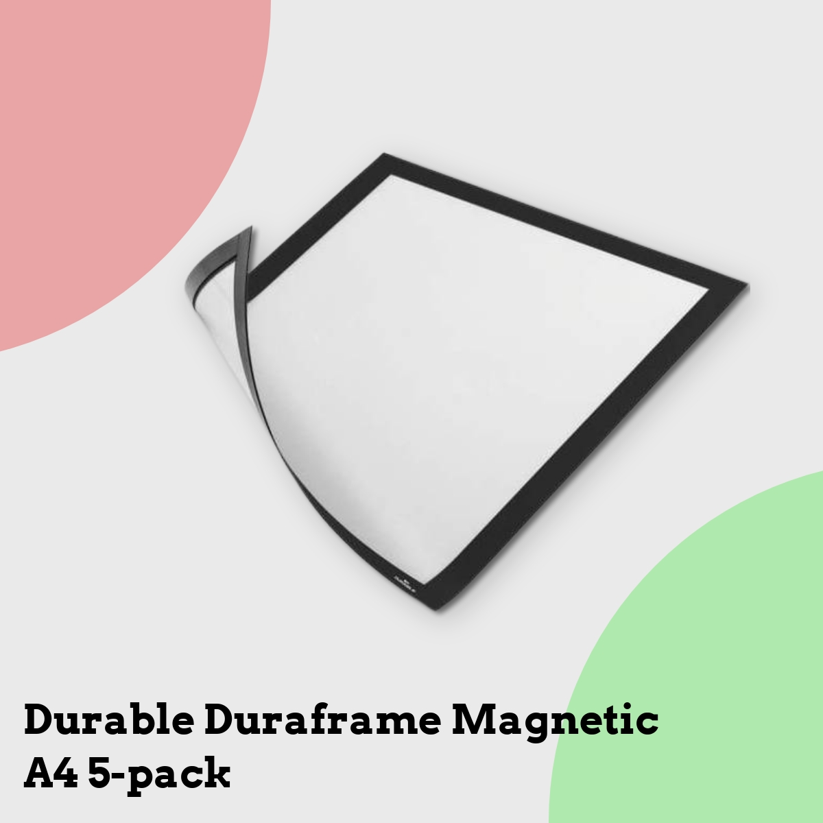 Anmeldelse af Durable Duraframe Magnetic A4 5-pack