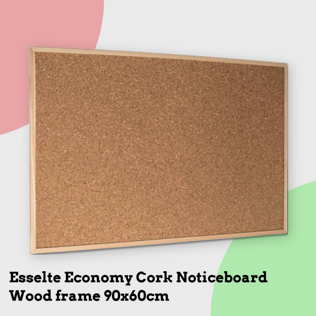 Anmeldelse af Esselte Economy Cork Noticeboard Wood frame 90x60cm