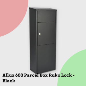 Anmeldelse af Allux 600 Parcel Box Ruko Lock - Black