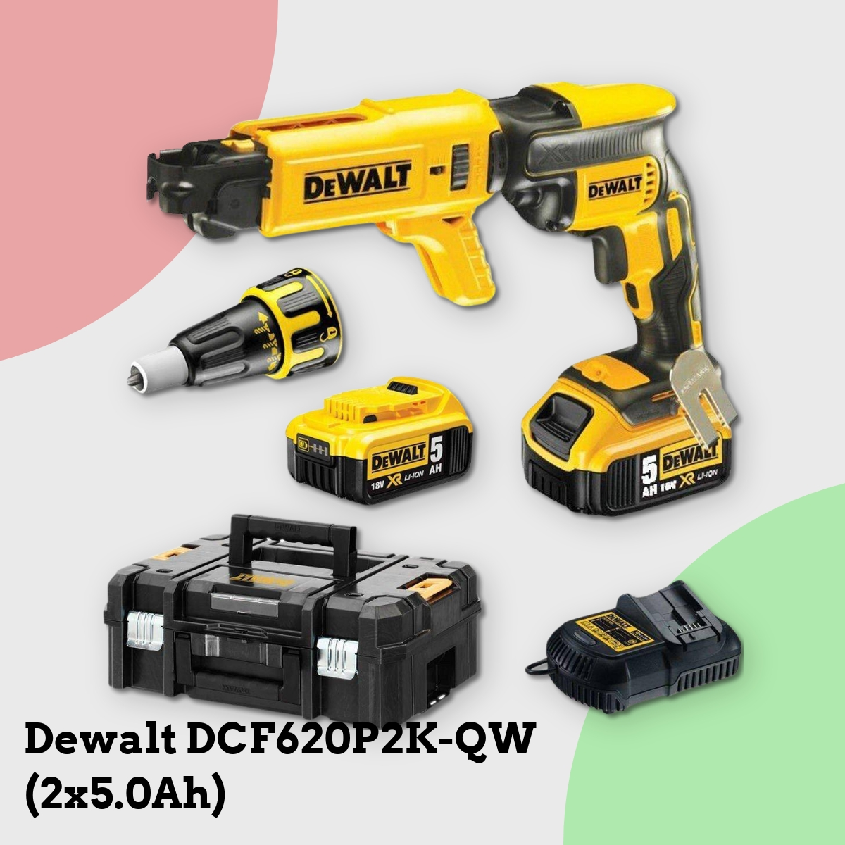 Anmeldelse af Dewalt DCF620P2K-QW (2x5.0Ah)
