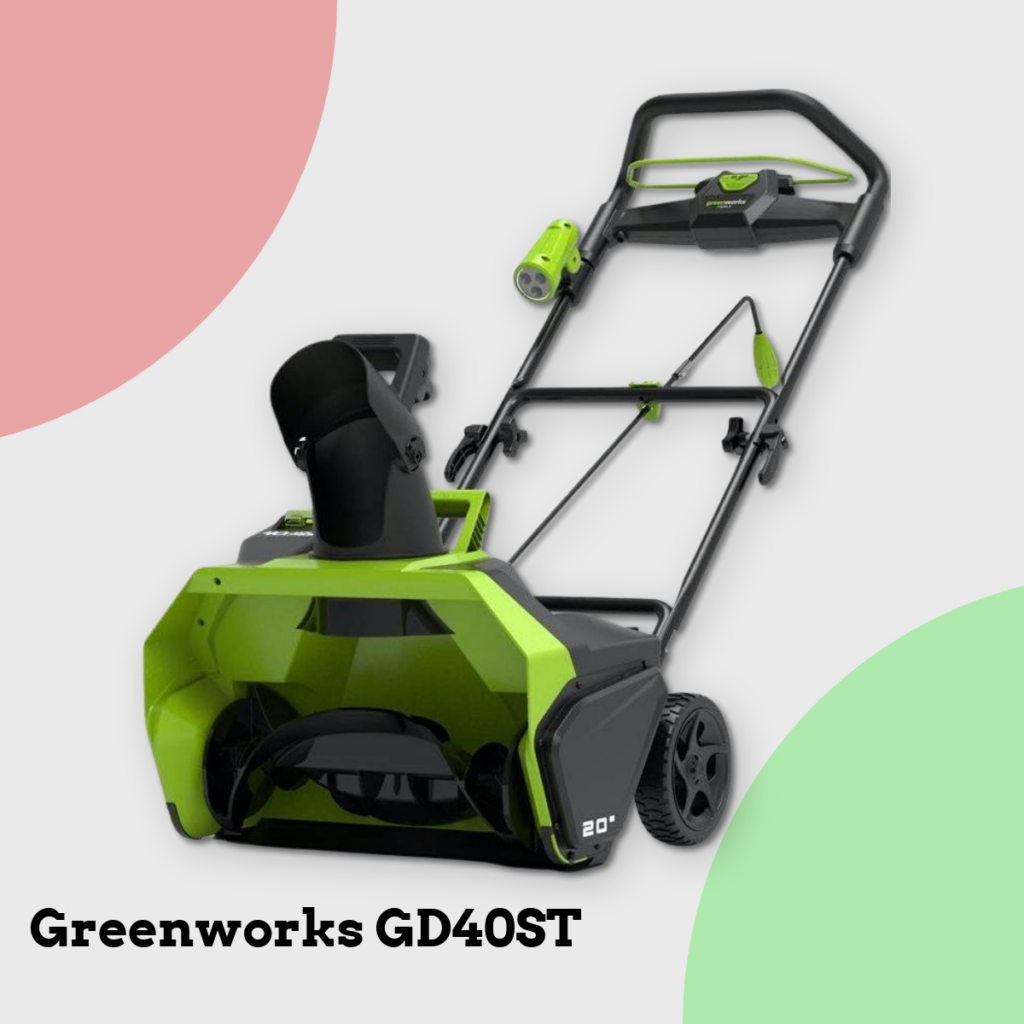 Anmeldelse af Greenworks GD40ST