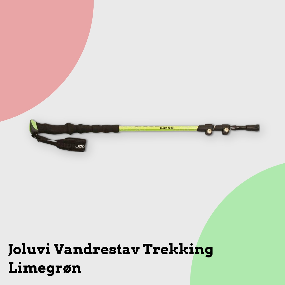 Anmeldelse af Joluvi Vandrestav Trekking Limegrøn