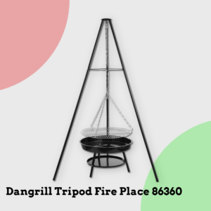 Anmeldelse af Dangrill Tripod Fire Place 86360
