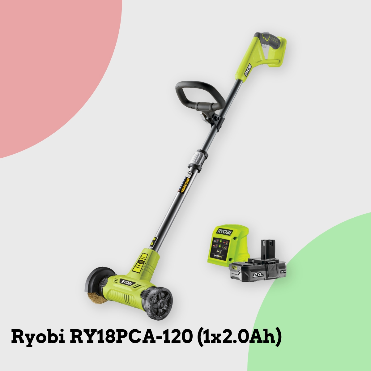 Anmeldelse af Ryobi RY18PCA-120 (1x2.0Ah)
