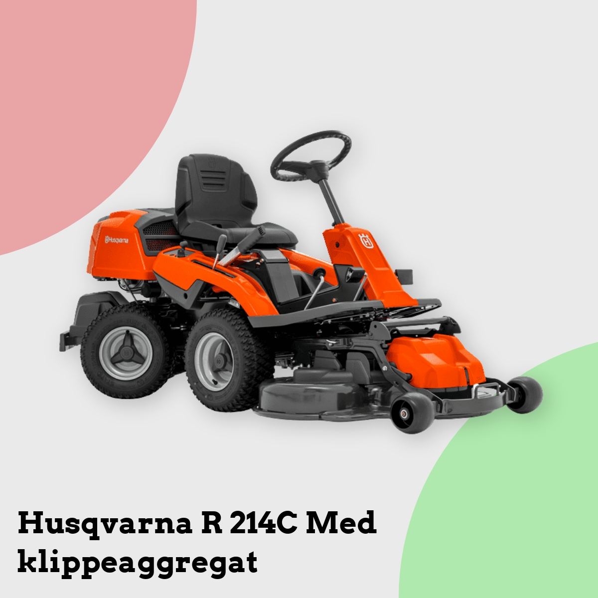 Anmeldelse af Husqvarna R 214C Med klippeaggregat