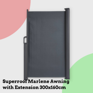 Anmeldelse af Superroof Marlene Awning with Extension 300x160cm