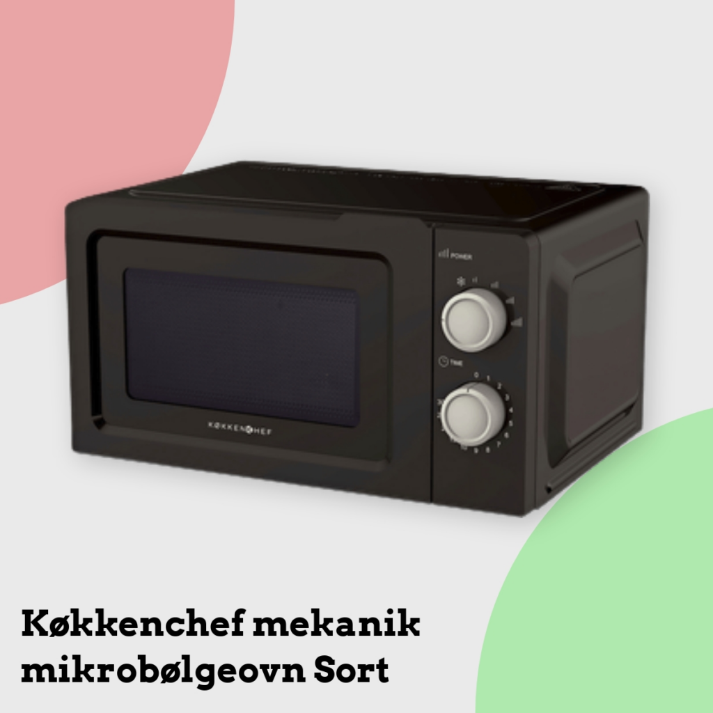 Anmeldelse af Køkkenchef mekanik mikrobølgeovn Sort