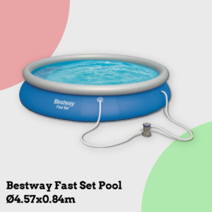 Anmeldelse af Bestway Fast Set Pool Ø4.57x0.84m